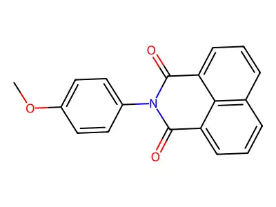 2-(4-Methoxyphenyl)-1H-benz(de)isoquinoline-1,3(2H)-dione structure