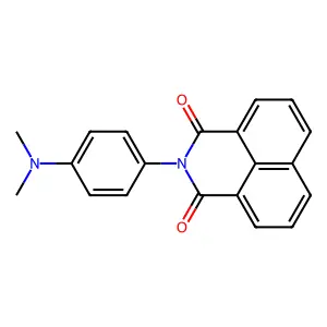 2-(4-(dimethylamino)phenyl)-1H-benzo[de]isoquinoline-1,3(2H)-dione structure