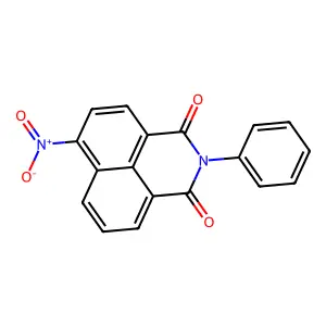 6-nitro-2-phenyl-1H-benzo[de]isoquinoline-1,3(2H)-dione structure