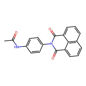 N-(4-(1,3-dioxo-1H-benzo[de]isoquinolin-2(3H)-yl)phenyl)acetamide structure