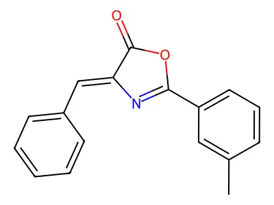 4-Benzylidene-2-(3-methylphenyl)-1,3-oxazol-5-one structure