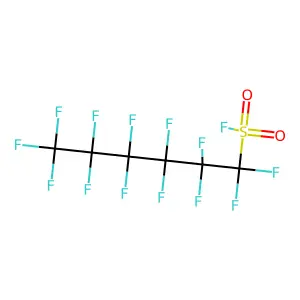 1-Hexanesulfonyl fluoride, 1,1,2,2,3,3,4,4,5,5,6,6,6-tridecafluoro- structure