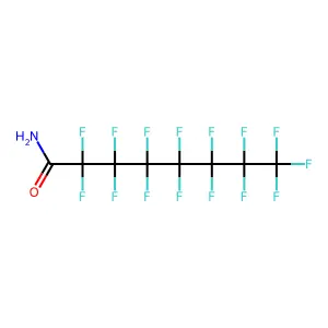2,2,3,3,4,4,5,5,6,6,7,7,8,8,8-Pentadecafluorooctanamide structure