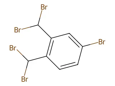 alpha,alpha,alpha',alpha',4-Pentabromo-o-xylene structure