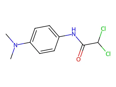 2,2-dichloro-N-[4-(dimethylamino)phenyl]acetamide structure
