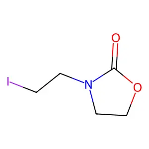 3-(2-Iodoethyl)-1,3-oxazolidin-2-one structure