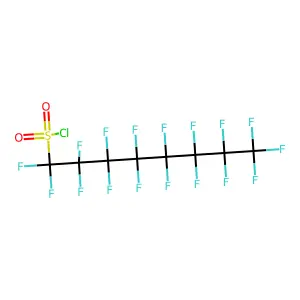 Heptadecafluoro-1-octanesulfonyl chloride structure