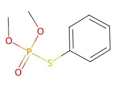 Dimethoxyphosphorylsulfanylbenzene structure