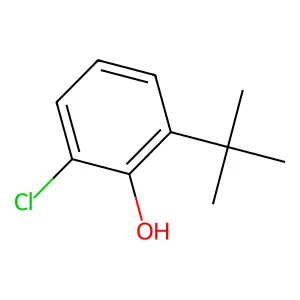 2-tert-Butyl-6-chlorophenol structure