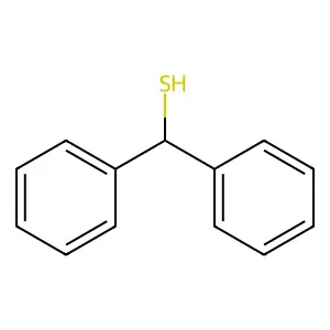 二苯甲硫醇 structure