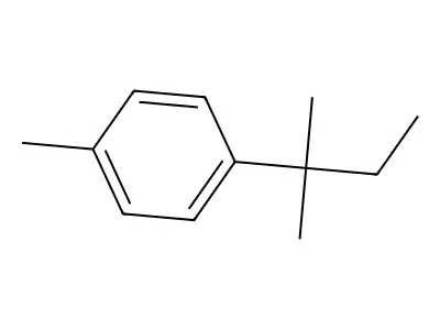 1-Methyl-4-(2-methylbutan-2-yl)benzene structure
