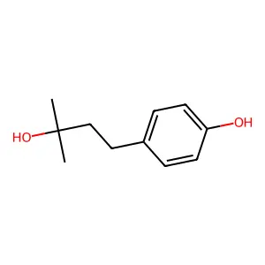 Benzenepropanol, 4-hydroxy-alpha,alpha-dimethyl- structure
