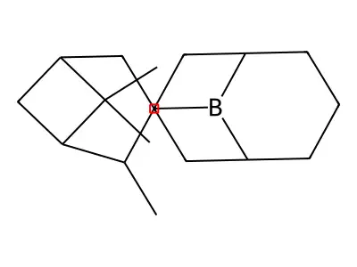 9-(2,6,6-Trimethylbicyclo[3.1.1]hept-3-yl)-9-borabicyclo[3.3.1]nonane structure