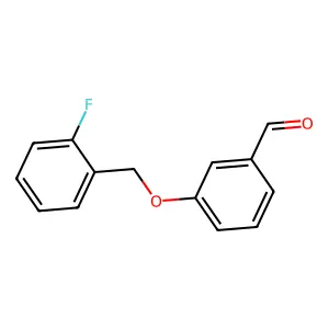 3-[(2-Fluorobenzyl)oxy]benzaldehyde structure