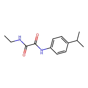 N-ethyl-N'-[4-(propan-2-yl)phenyl]ethanediamide structure