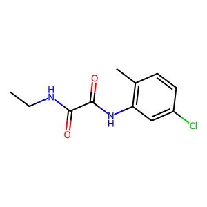N'-(5-chloro-2-methylphenyl)-N-ethyloxamide structure
