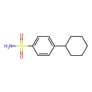 4-Cyclohexylbenzene-1-sulfonamide structure