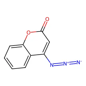 4-Azidocoumarin structure