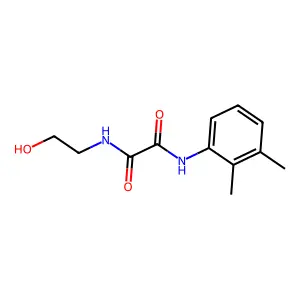 N'-(2,3-dimethylphenyl)-N-(2-hydroxyethyl)oxamide structure