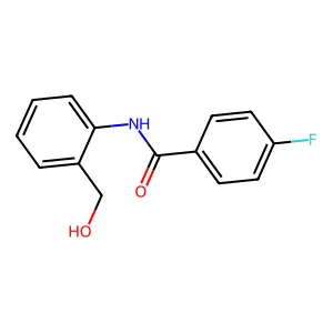 4-Fluoro-N-(2-(hydroxymethyl)phenyl)benzamide structure