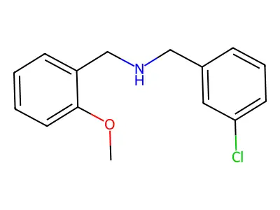(3-Chlorobenzyl)(2-methoxybenzyl)amine structure