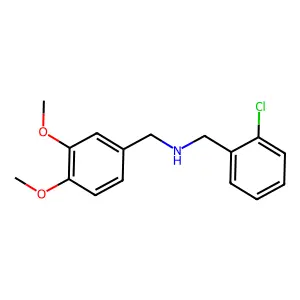 (2-Chlorobenzyl)(3,4-dimethoxybenzyl)amine structure