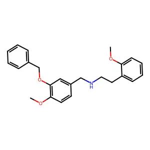 N-[3-(benzyloxy)-4-methoxybenzyl]-2-(2-methoxyphenyl)ethanamine structure