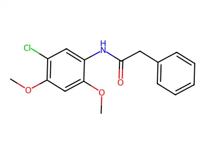 N-(5-Chloro-2,4-dimethoxyphenyl)-2-phenylacetamide structure