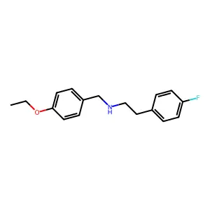 (4-Ethoxybenzyl)[2-(4-fluorophenyl)ethyl]amine structure