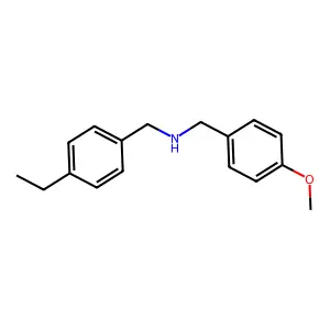 (4-ETHYLBENZYL)(4-METHOXYBENZYL)AMINE structure