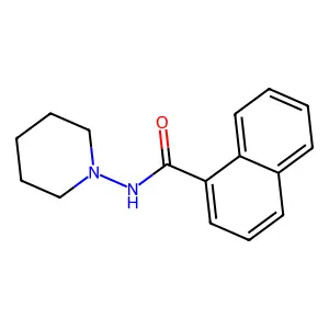 N-1-piperidinyl-1-naphthamide structure