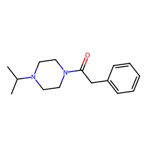 1-Isopropyl-4-(phenylacetyl)piperazine structure