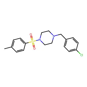 1-(4-Chlorobenzyl)-4-[(4-methylphenyl)sulfonyl]piperazine structure