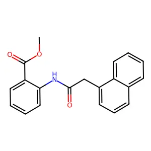 Methyl 2-[2-(naphthalen-1-yl)acetamido]benzoate structure