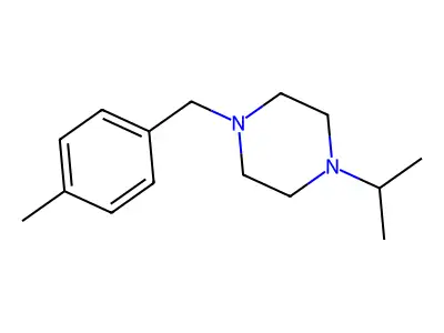 1-(4-Methylbenzyl)-4-(propan-2-yl)piperazine structure
