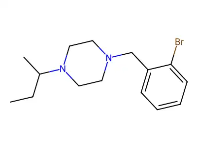 1-(2-Bromobenzyl)-4-(butan-2-yl)piperazine structure