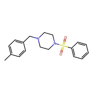 1-(4-Methylbenzyl)-4-(phenylsulfonyl)piperazine structure