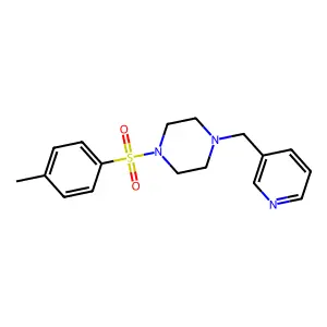 1-[(4-Methylphenyl)sulfonyl]-4-(pyridin-3-ylmethyl)piperazine structure