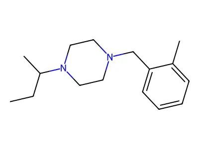 1-(Butan-2-yl)-4-(2-methylbenzyl)piperazine structure