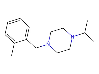 1-(2-Methylbenzyl)-4-(propan-2-yl)piperazine structure