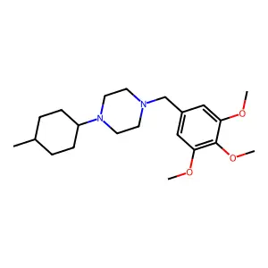 1-(4-Methylcyclohexyl)-4-(3,4,5-trimethoxybenzyl)piperazine structure