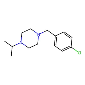 1-(4-Chlorobenzyl)-4-(propan-2-yl)piperazine structure
