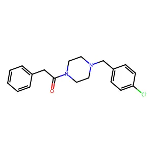 1-(4-Chlorobenzyl)-4-(phenylacetyl)piperazine structure
