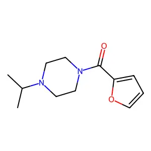 Furan-2-yl-(4-propan-2-ylpiperazin-1-yl)methanone structure