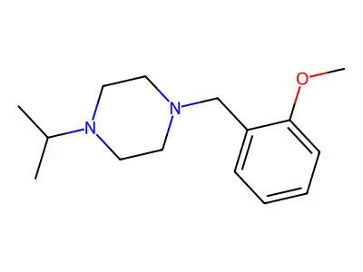 1-(2-Methoxybenzyl)-4-(propan-2-yl)piperazine structure