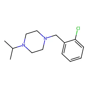 1-(2-Chlorobenzyl)-4-(propan-2-yl)piperazine structure