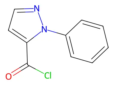 1-Phenyl-1H-pyrazole-5-carbonyl chloride structure