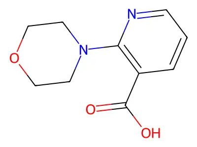 2-(Morpholin-4-yl)pyridine-3-carboxylic acid structure