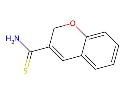 2H-chromene-3-carbothioamide structure