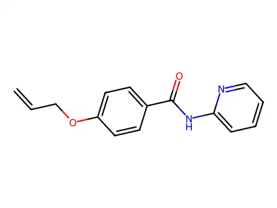 4-prop-2-enoxy-N-pyridin-2-ylbenzamide structure